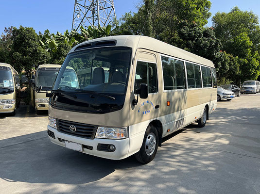 Kalite  10-23 Seats Used Coster Bus  Manual Transmission With Comfortable Seating Fabrika