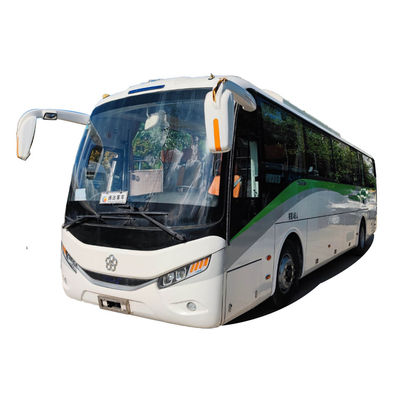 Guangtong Kullanılmış Elektrikli Otobüs 46 Koltuklu Kullanılmış Seyahat Otobüsü Aralık 2017'de Üretildi