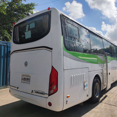 Guangtong Kullanılmış Elektrikli Otobüs 46 Koltuklu Kullanılmış Seyahat Otobüsü Aralık 2017'de Üretildi