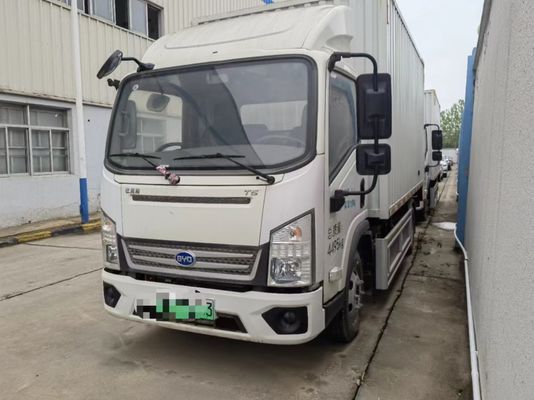 Tek sıra kullanılmış kargo kamyonu BYD T5A4.5T4.03 Meter Saf Elektrikli Kutu Tipi Hafif Kamyon