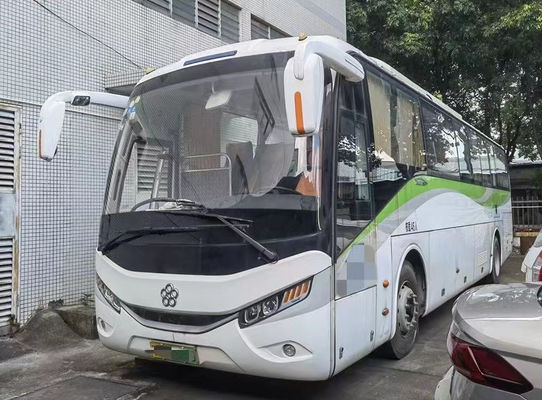 Guangtong 46 kişilik kullanılmış elektrikli otobüs / ikinci el yolcu otobüsü