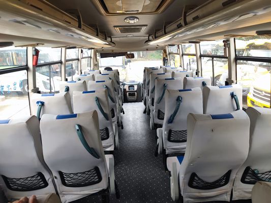 33 Koltuklu Kullanılmış King Long Koçları XMQ Kullanılmış Sol El Sürücüsü Otobüsleri