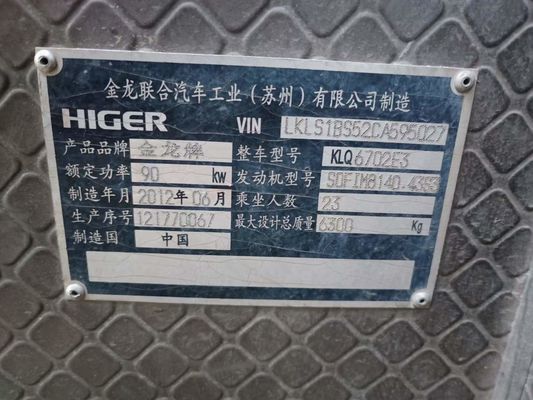 King Long Kullanılmış 23 Kişilik Otobüs Güvenilir İkinci El Model Sol Direksiyon