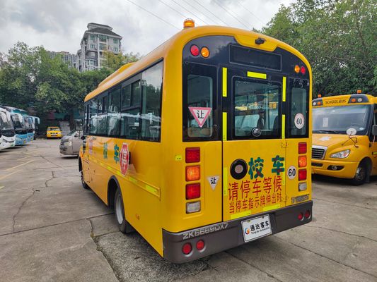 Dizel ikinci el okul minibüsü 36 koltuk kullanılmış Yutong otobüsleri LHD direksiyon pozisyonu
