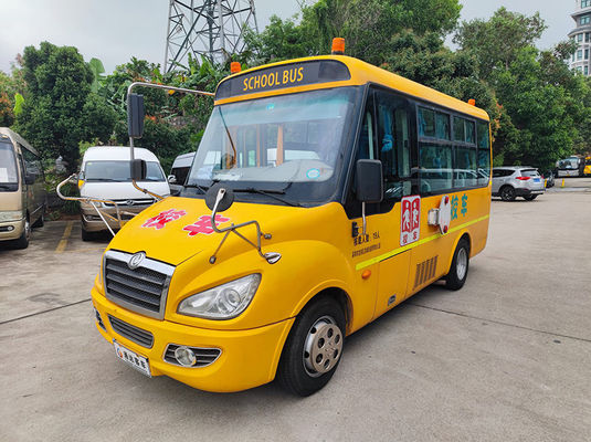 Dongfeng Kullanılmış Okul Otobüsleri 19 Koltuklu Dizel Yakıt Euro 4 Emisyon Standartı
