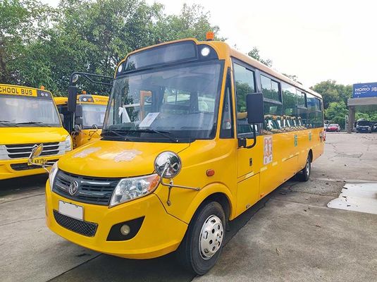 Dizel Euro 4 Emekli Okul Otobüsü Dongfeng 56 Koltuk Sarı Okul Otobüsü