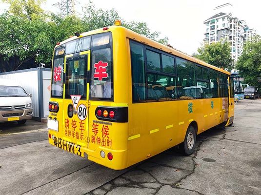 Dizel Euro 4 Emekli Okul Otobüsü Dongfeng 56 Koltuk Sarı Okul Otobüsü