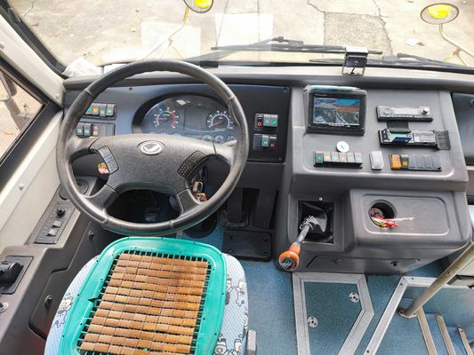Shangrao Kullanılmış Okul Otobüsleri 51 Koltuklu Dizel Yakıtlı Eski Okul Otobüsü