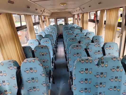 Shangrao Kullanılmış Okul Otobüsleri 51 Koltuklu Dizel Yakıtlı Eski Okul Otobüsü