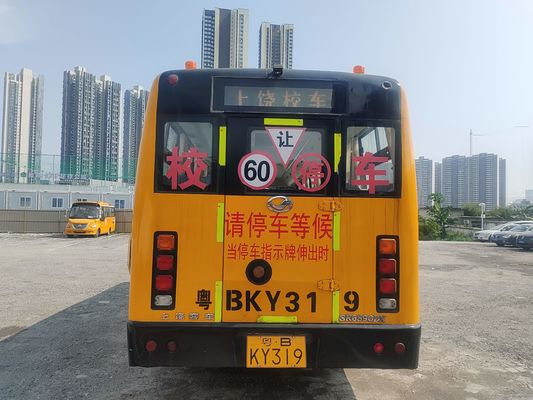 Shangrao 51 koltuklu eski okul otobüsü 80km/h Maksimum Hız Euro 4 Emisyon Standartı