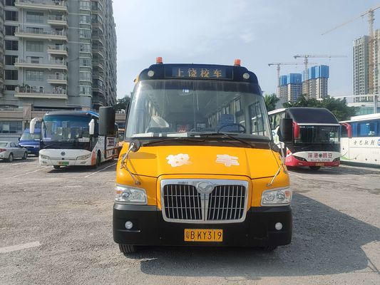 Shangrao 51 koltuklu eski okul otobüsü 80km/h Maksimum Hız Euro 4 Emisyon Standartı