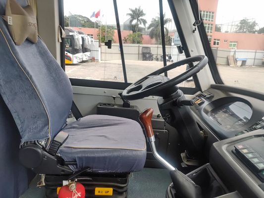 Shang Rao İkinci El 52 Koltuklu Otobüs LHD Direksiyon Konumu Dizel Ön Sahibi Okul Otobüsleri