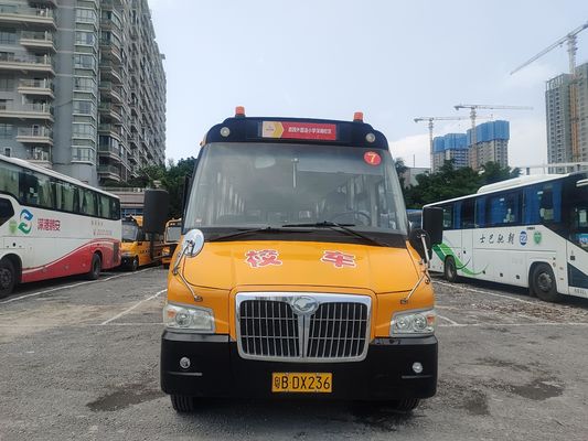 Shang Rao İkinci El 52 Koltuklu Otobüs LHD Direksiyon Konumu Dizel Ön Sahibi Okul Otobüsleri