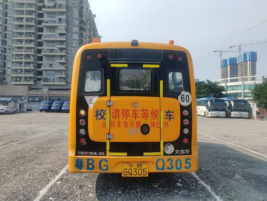 King Long 32 kişilik otobüs ikinci el okul otobüsü Sarı dizel yakıt tipi