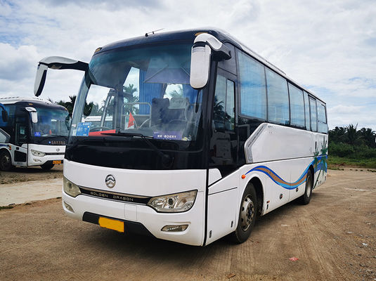 Golden Dragon Kullanılmış Turist Otobüsü 38 Koltuk Sol El Sürüşü Dizel Motoru