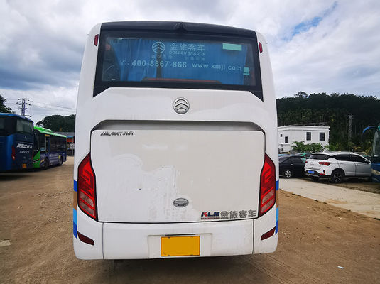 Golden Dragon Kullanılmış Turist Otobüsü 38 Koltuk Sol El Sürüşü Dizel Motoru