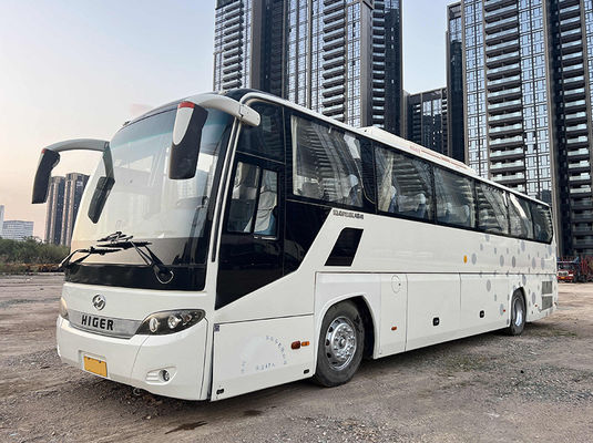 Beyaz Büyük Kullanılmış Yolcu Otobüsü 47 Koltuklu El Değiştirme Tipiyle Ön Bültenli Otobüs