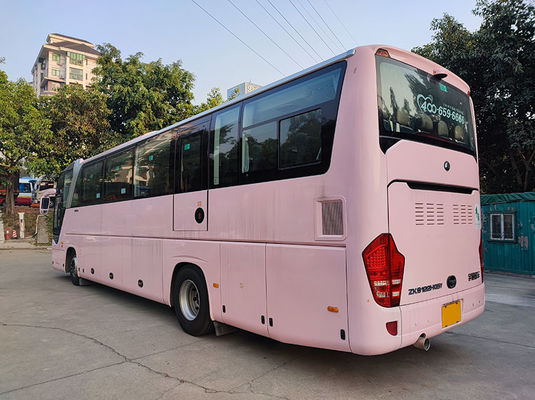 Lüks Pembe Kullanılmış Otobüsler Euro 5 LHD Kullanılmış Dizel Servis Otobüsü Satılık