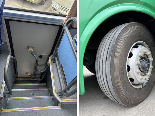 LHD Kullanılmış Elektrikli Otobüs 200kw Güç 48 Koltuk Turist Otobüsü İkinci El