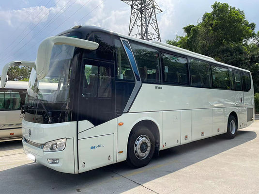 Golden Dragon Kullanılmış Tur Otobüsü 48 Koltuk Sol El Sürücüsü Dizel İkinci El Seyahat Otobüsü