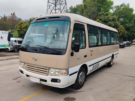 Guangqi Dizel Yakıtlı Kullanılmış 23 Koltuklu Euro 4 LHD Kullanılmış Hafif Otobüs