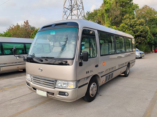 Guangqi Kullanılmış Mini Van İkinci el Ticari Kamyonetler 23 koltuklu ISO onaylı