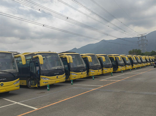 35-50 Koltuk Kullanılmış Elektrikli Otobüs 150kw Otomatik FTTB100 İkinci El 35 Koltuklu Otobüs
