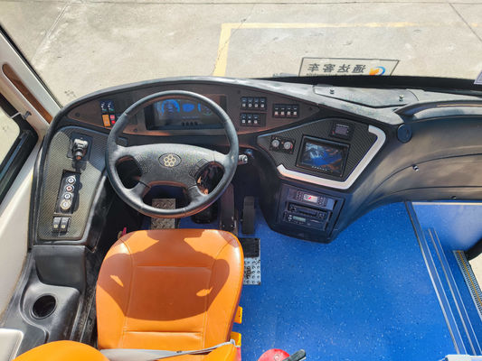 Guangtong 46 kişilik kullanılmış elektrikli otobüs / ikinci el yolcu otobüsü