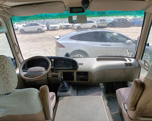 Toyota Kullanılmış Tren Otobüsü 23 Koltuklu LHD Mini Otobüs El Değişimli Ve Dizel Yakıt Tipi