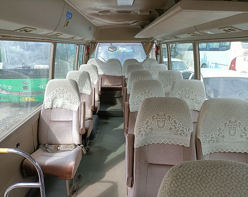 Toyota Kullanılmış Tren Otobüsü 23 Koltuklu LHD Mini Otobüs El Değişimli Ve Dizel Yakıt Tipi