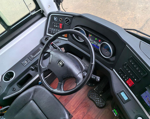 Yaxing LHD 48 koltuklu Kullanılmış Koç Otobüs Dizel Yakıt En Yüksek Hız 100 Km/Saat Sürüş Otobüsü