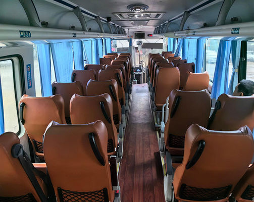 Yaxing LHD 48 koltuklu Kullanılmış Koç Otobüs Dizel Yakıt En Yüksek Hız 100 Km/Saat Sürüş Otobüsü