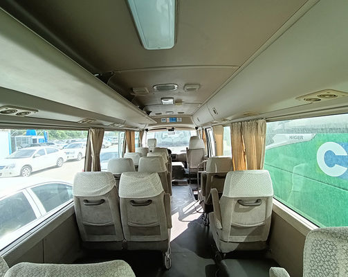 LHD direksiyon pozisyonu ile Toyota Kullanılmış Coaster Otobüs Euro 3 Emisyon Standartı Benzin Motoru