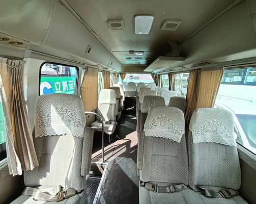 LHD direksiyon pozisyonu ile Toyota Kullanılmış Coaster Otobüs Euro 3 Emisyon Standartı Benzin Motoru