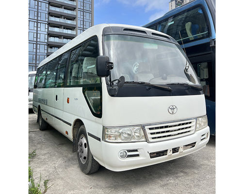 LHD direksiyon pozisyonu ile Toyota Kullanılmış Coaster Otobüs Euro 3 Emisyon Standartı Benzin Motoru