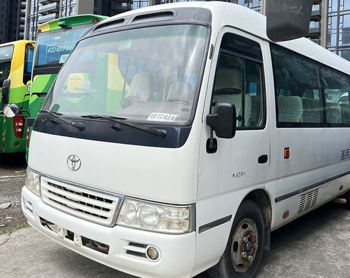 LHD direksiyon pozisyonu ile Toyota Kullanılmış Coaster Otobüs Euro 3 Emisyon Standartı Benzin Motoru