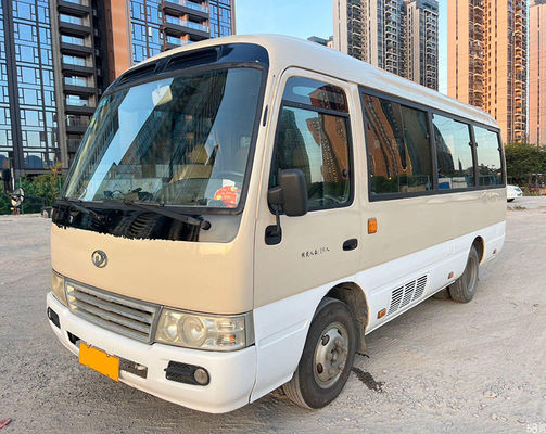 GAC 19 koltuklu Kullanılmış Minibüs 6m LHD Euro 3 Dizel Motoru 127hp Kullanılmış Minibüs