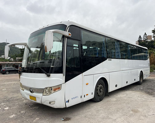 12m 57 koltuk LHD Kullanılmış Yutong Otobüsü Dizel Motoru Koç Otobüsü 1 Kapılı Kullanılmış Ticari Otobüsler