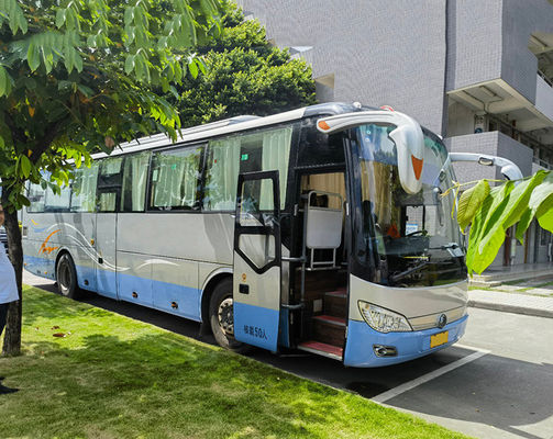 50 koltuklu Kullanılmış Yutong Otobüsleri 12m Dizel Motoru LHD Euro 5 Kullanılmış Koç Otobüsü