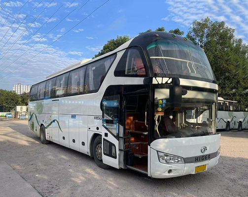 Higer 54 koltuklu LHD Euro 5 İkinci El Otobüs Güvenli Ulaşım Kullanılmış Turist Otobüsü