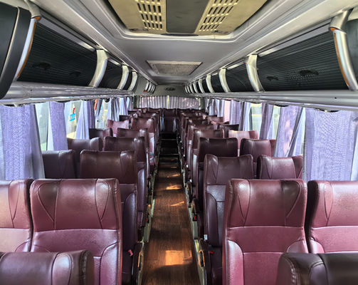 Higer 54 koltuklu LHD Euro 5 İkinci El Otobüs Güvenli Ulaşım Kullanılmış Turist Otobüsü