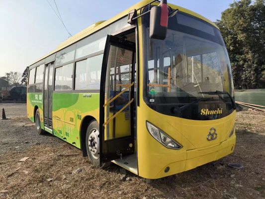Elektrikli kullanılmış şehir otobüsü yeni shuchi yeni enerji 62/31seats LHD şehir otobüsü toplu taşıma Çin otobüsü