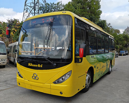 Elektrikli kullanılmış şehir otobüsü yeni shuchi yeni enerji 62/31seats LHD şehir otobüsü toplu taşıma Çin otobüsü