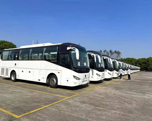 İkinci el otobüs otobüsü 8300ml boşluklu ShenLong 10m 36 koltuklu SLK6102 RHD CNG otobüsü