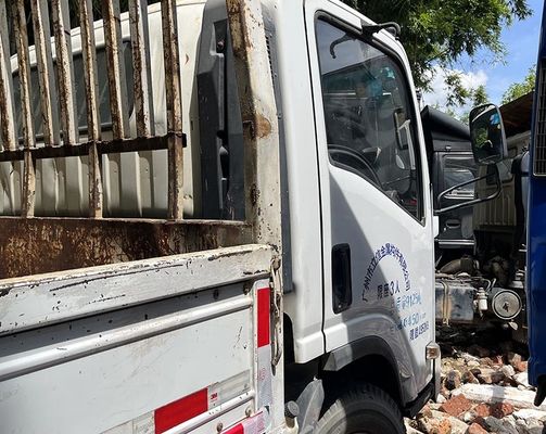Isuzu kullanılmış Kargo Kamyon 2 Kapılı Dizel Motorlu kamyon hafif kamyon kargo kutu kamyon