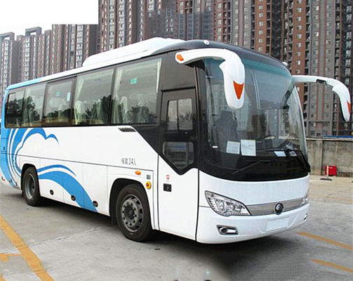 Kullanılmış Yutong otobüsü 34 koltuklu EV otobüsü ikinci el otobüs otobüsü 100KWh Elektrikli otobüs