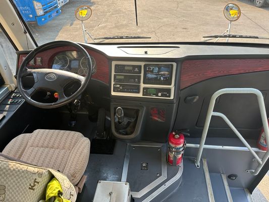 36 Koltuklu Sarı Dizel Motorlu LHD ZK6669DX7 Çin Malı Kullanılmış Okul Otobüsü