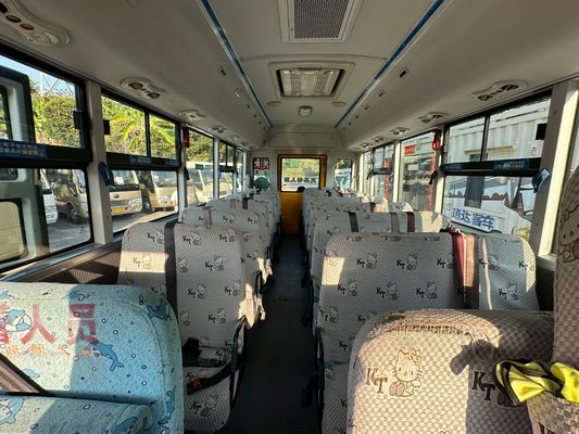 36 Koltuklu Sarı Dizel Motorlu LHD ZK6669DX7 Çin Malı Kullanılmış Okul Otobüsü