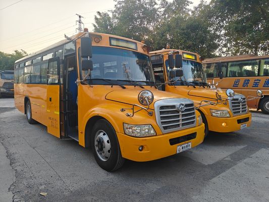 56 Koltuklu Dizel Motorlu LHD KLQ6106XQE4 Uesd Okul Otobüsü Çin'de Yapılmış