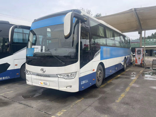 11 metrelik 48 koltuklu saf elektrikli KING LONG beyaz otobüs CATL pilleriyle donatılmıştır